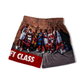 The Almanac Brand "'96 Draft Class" Kids Shorts - Brown / Red