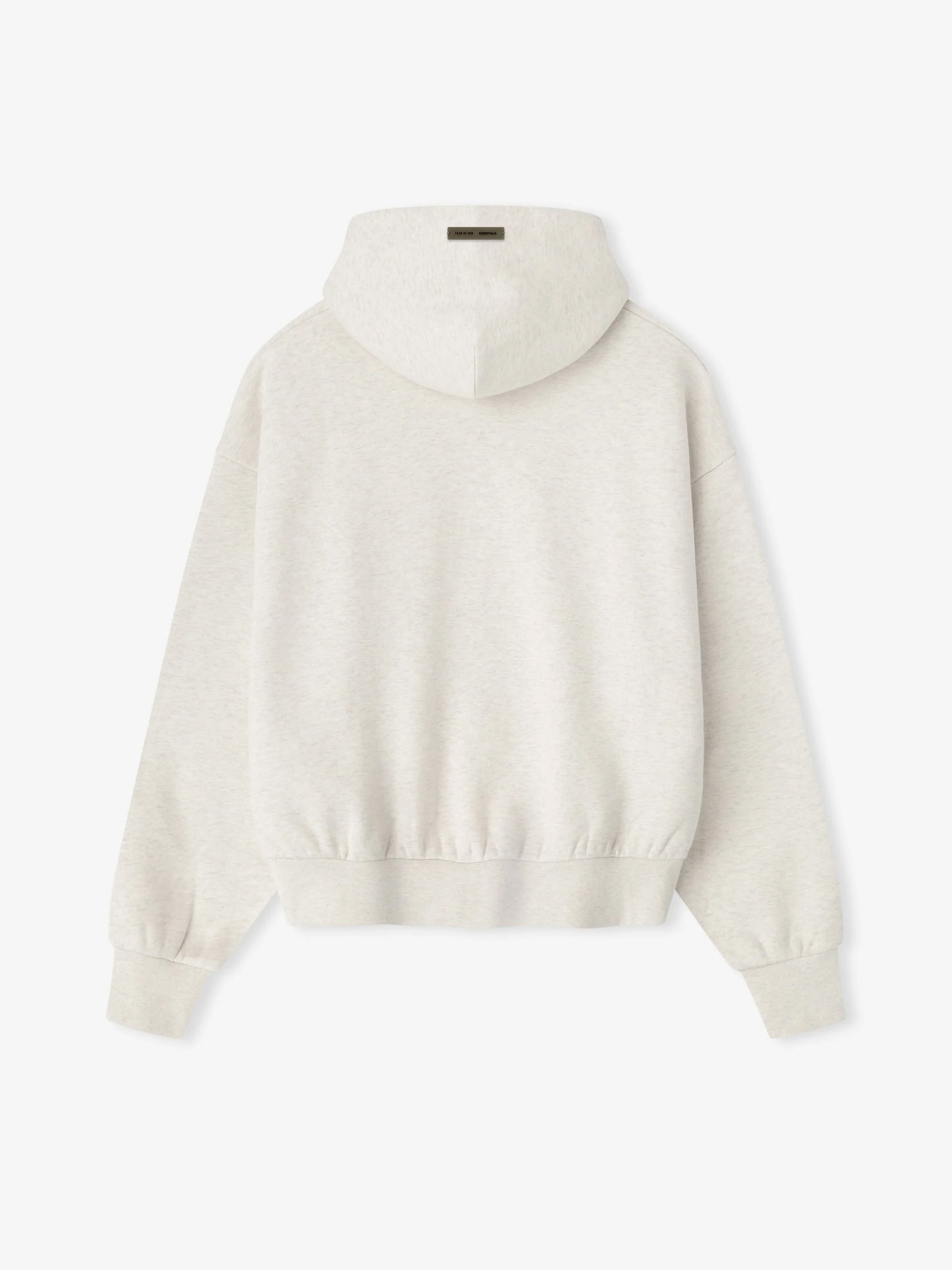 Fear of God Essentials "Embossed Essentials Classic Hoodie" M - Oatmeal Heather