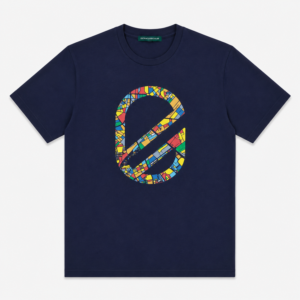 Extracurricular Mosaic T Shirt Mens - Multicolor