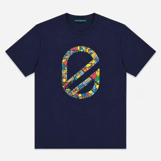 Extracurricular Mosaic T Shirt Mens - Multicolor
