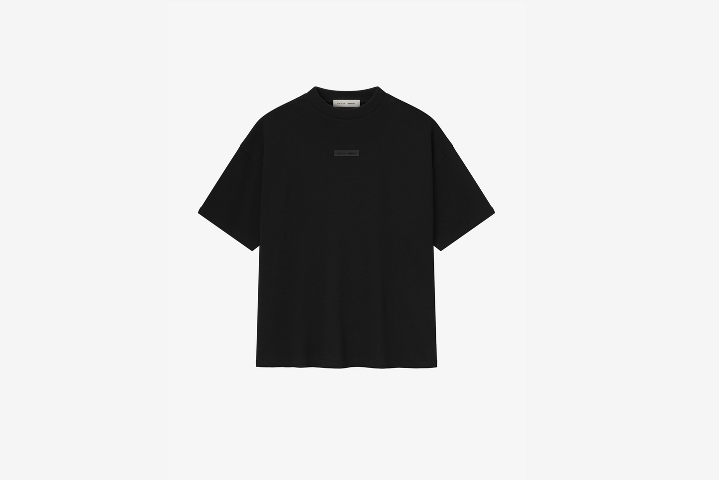 Fear of God Essentials "90's Fit Pique Crewneck" M - Jet Black