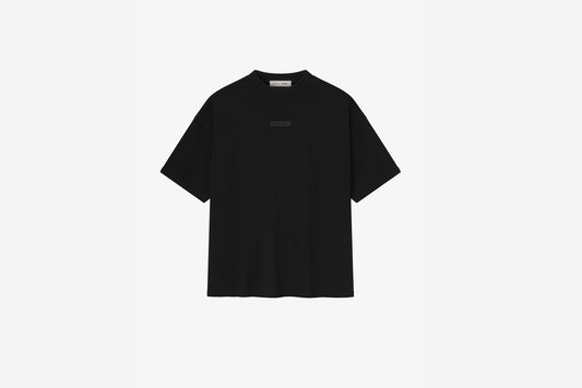 Fear of God Essentials "90's Fit Pique Crewneck" M - Jet Black