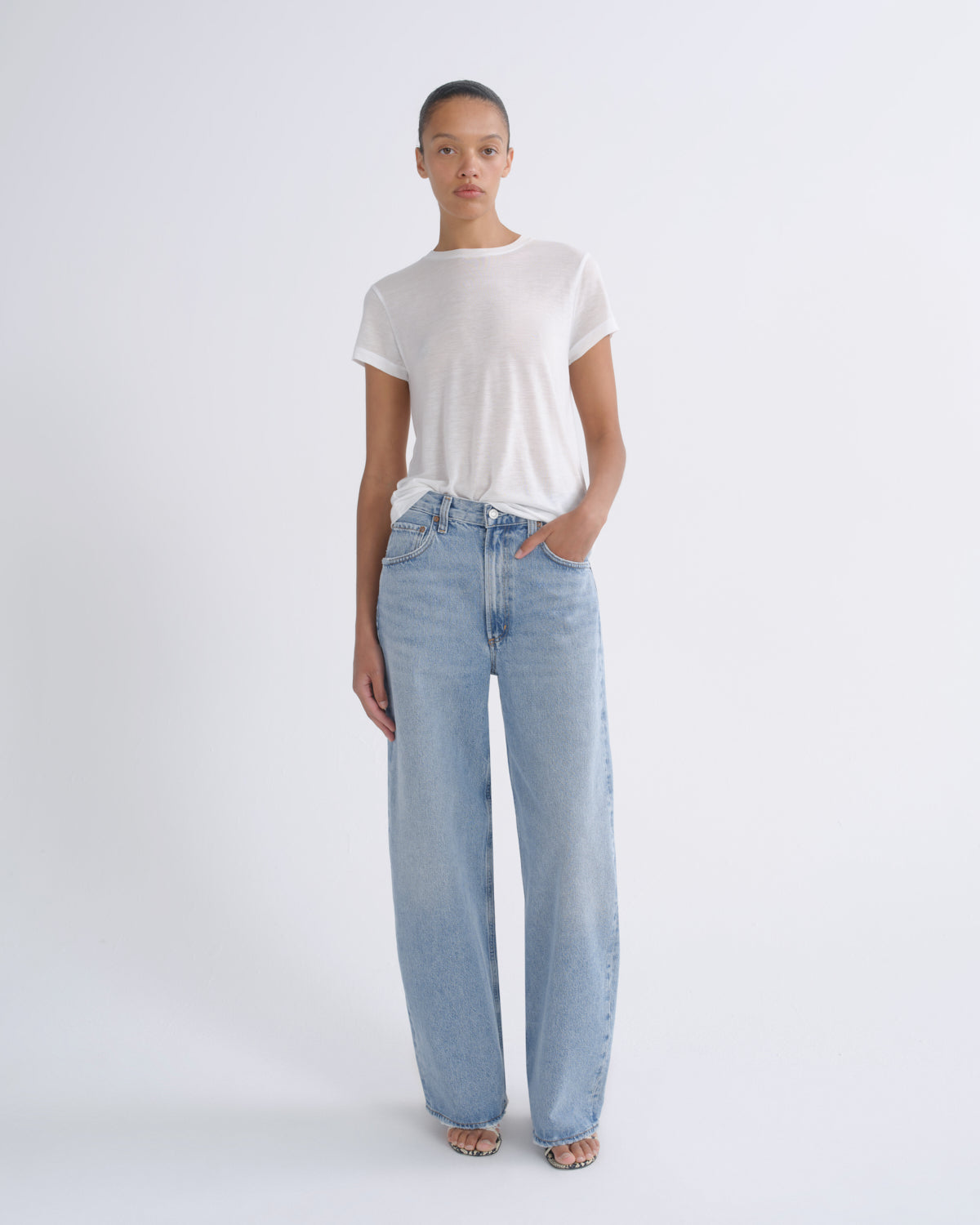 Agolde "Low Curve Jean" Womens - Force