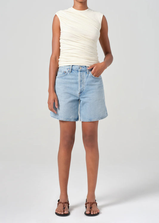 AGOLDE "Dame Short High Rise Baggy" W - Coax