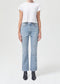 AGOLDE "Adine Shrunken Tee" W - White