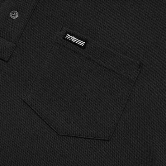 Metalwood Studio "Airy Pocket Polo" M - Black