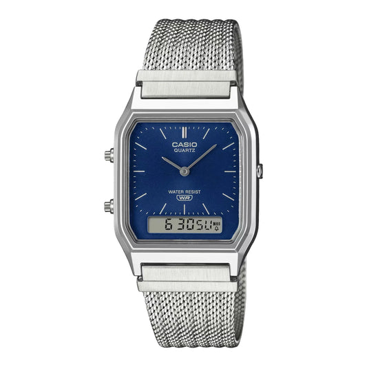 Casio "AQ230EM-2A" Watch - Silver