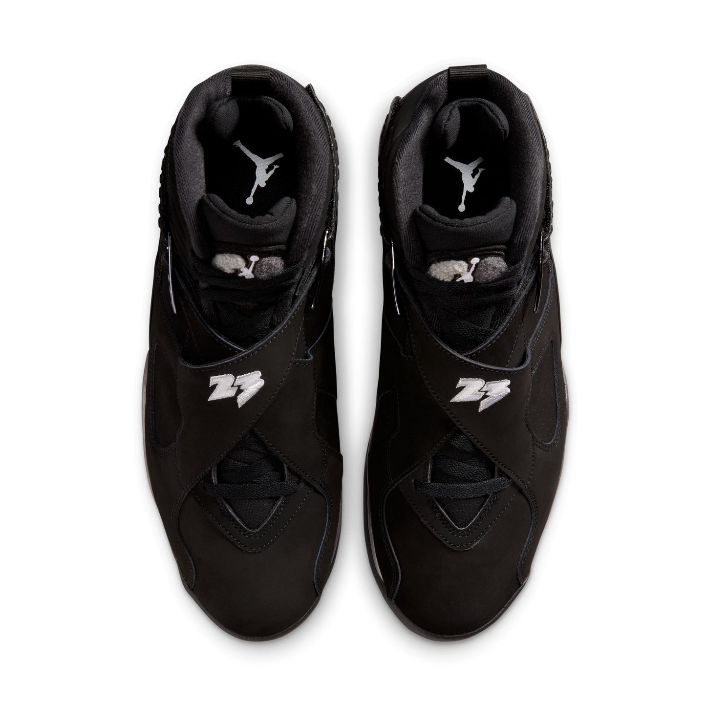 Air Jordan "8 Retro" Mens - Black / White / Lt Graphite