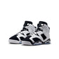 Air Jordan "6 Retro" Grade School - White / Black