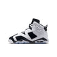 Air Jordan "6 Retro" Grade School - White / Black