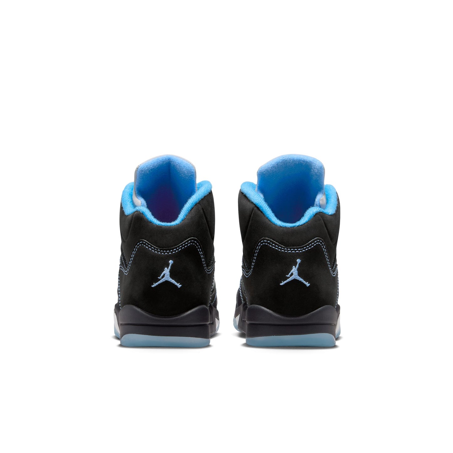 Air Jordan "5 Retro OG" Preschool - Black / University Blue / White