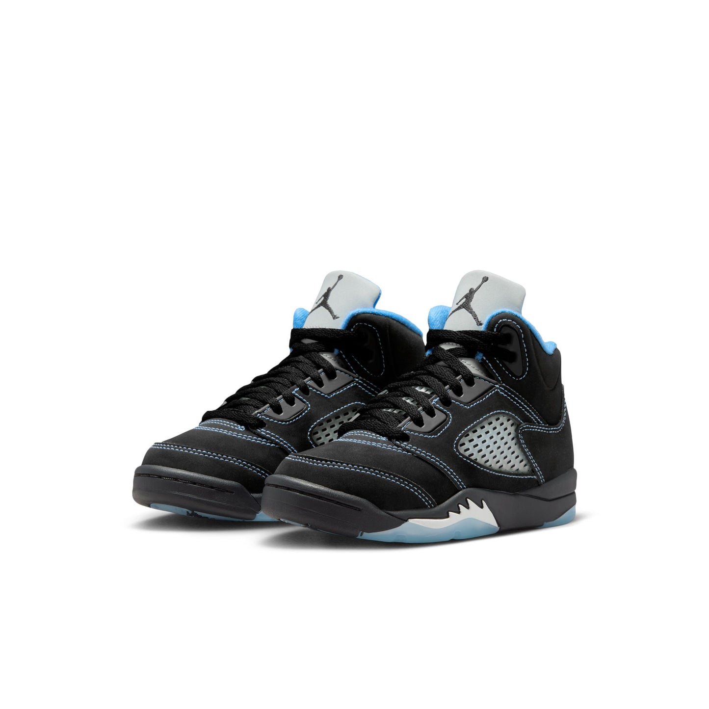 Air Jordan "5 Retro OG" Preschool - Black / University Blue / White
