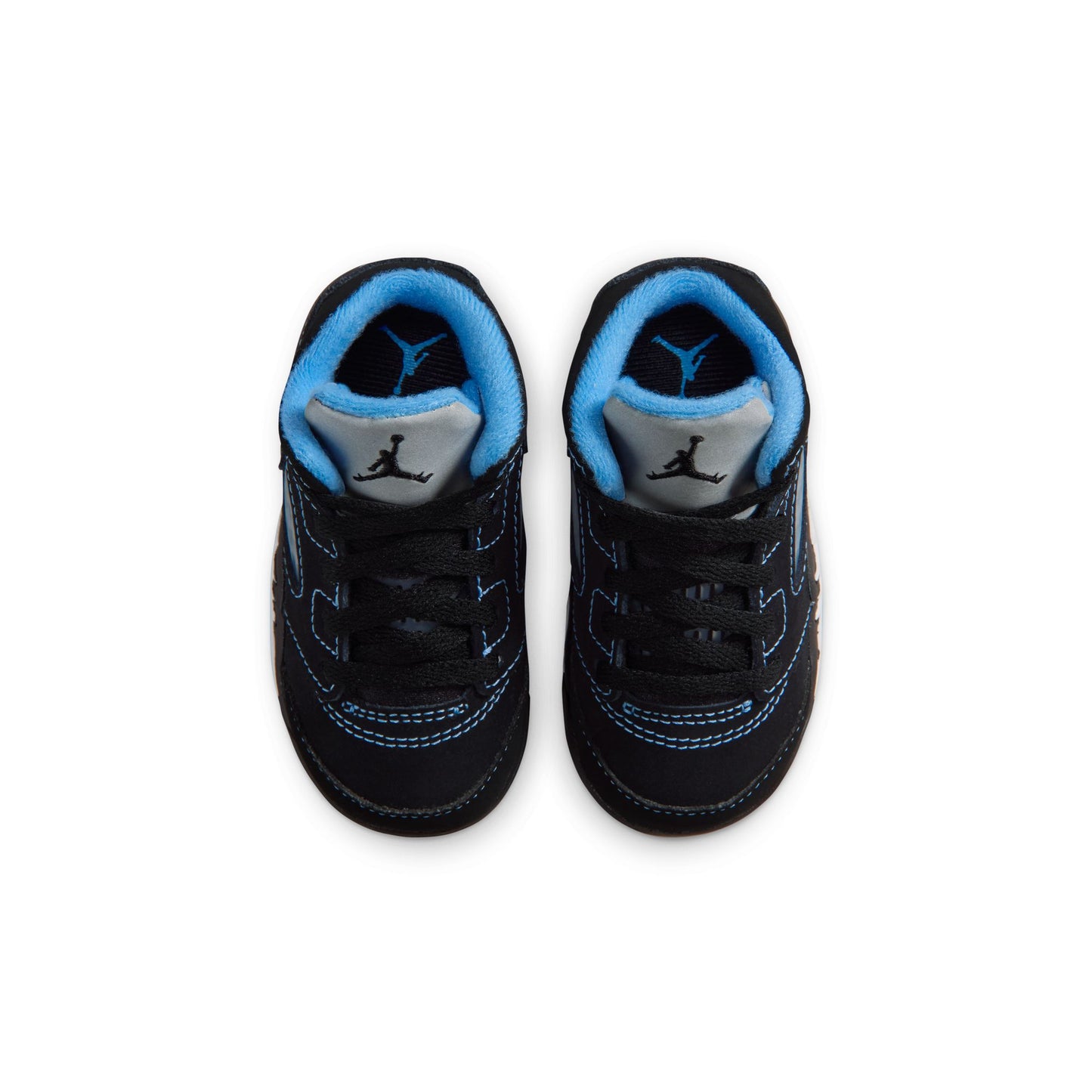 Air Jordan "5 Retro OG" Toddler - Black / University Blue / White