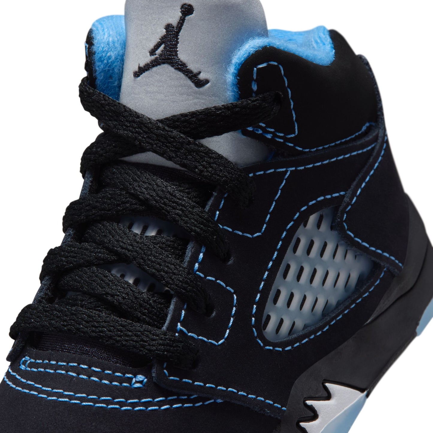 Air Jordan "5 Retro OG" Toddler - Black / University Blue / White