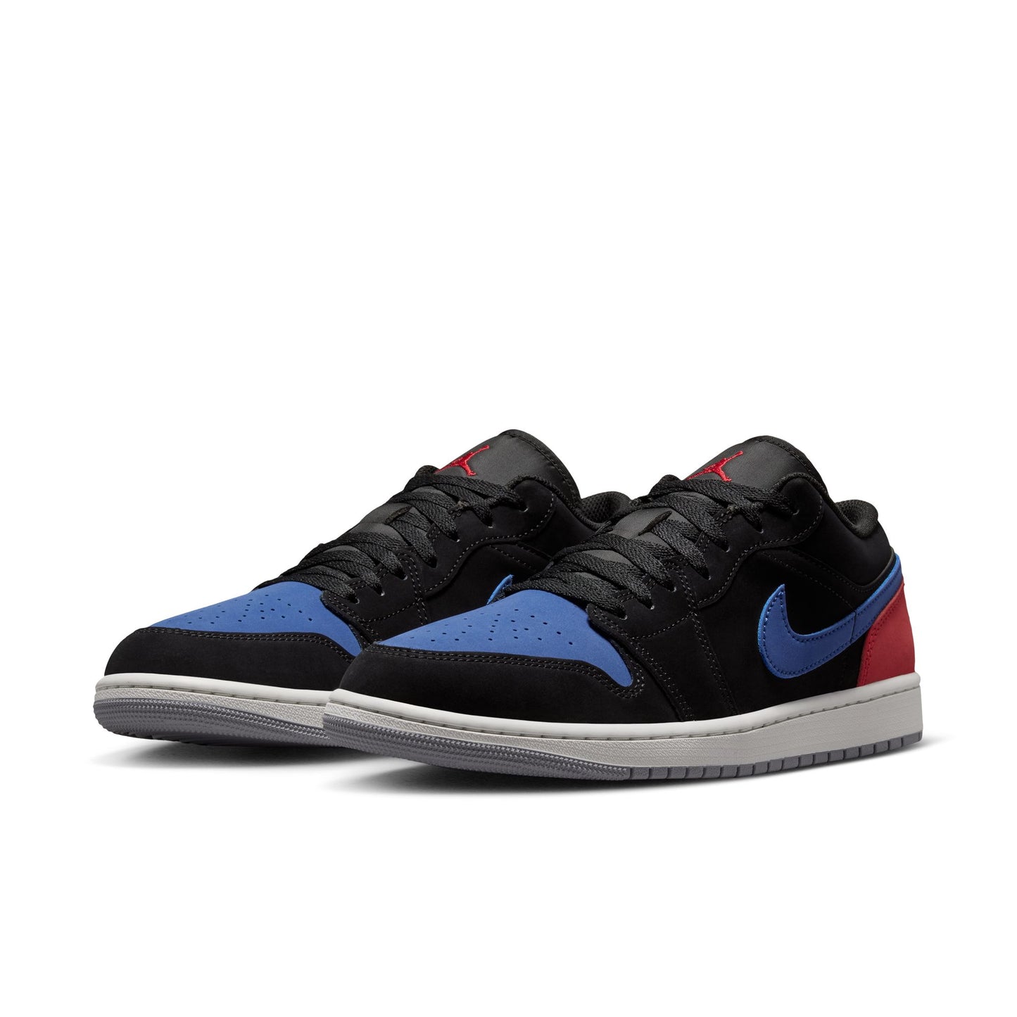 Air Jordan "1 Low" Mens - Black / Summit White / True Blue