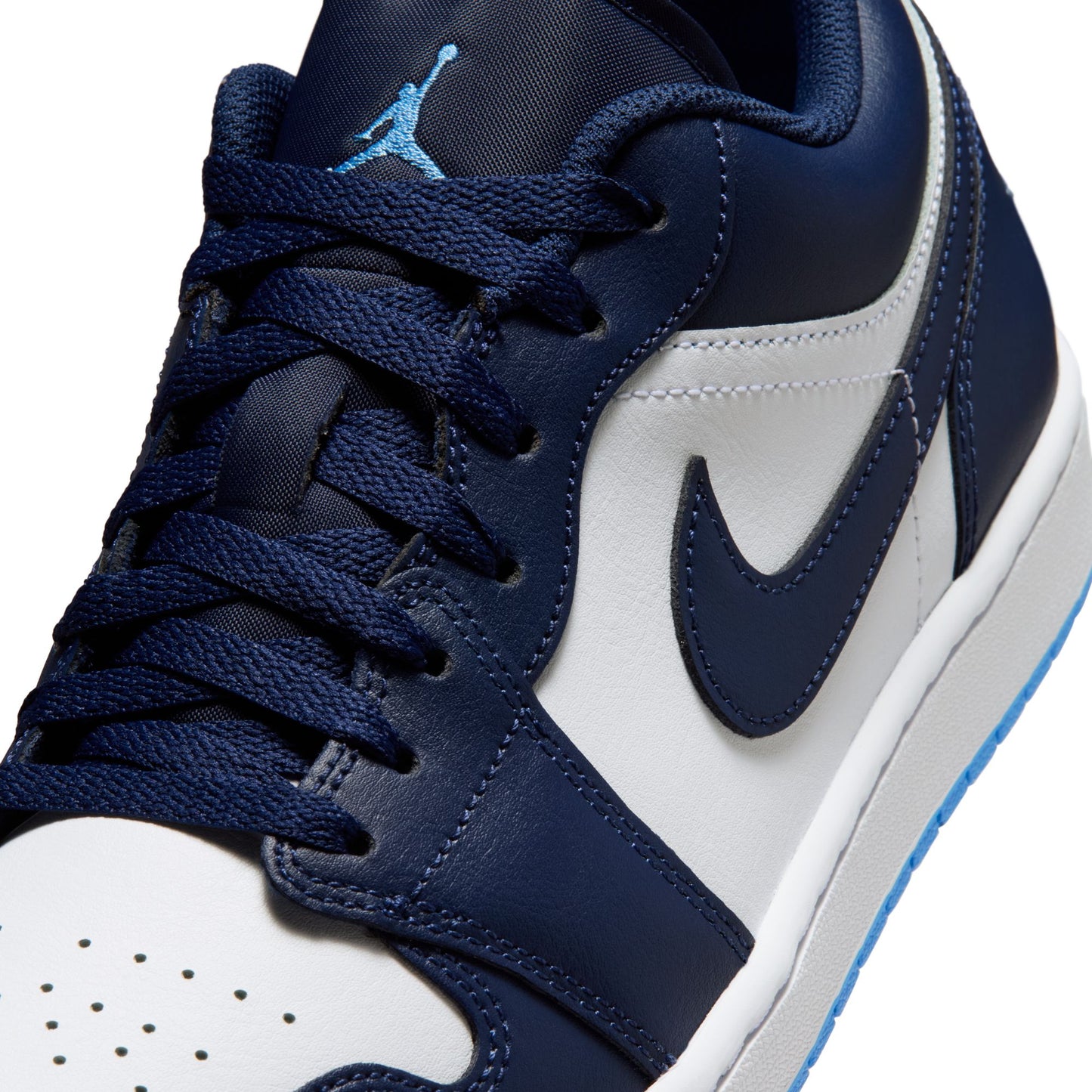 Air Jordan "1 Low" Mens - Midnight Navy / University Blue