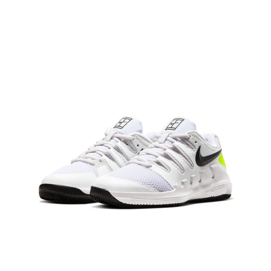 Nike "JR Vapor X" Grade School - White / Black - Volt