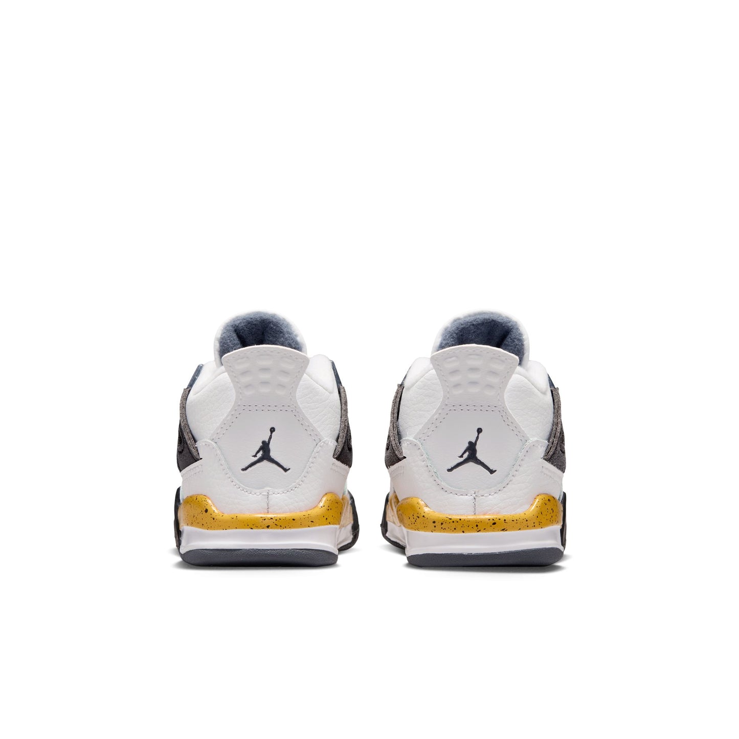 Air Jordan "4 Retro" Toddler - White / Tour Yellow