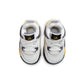Air Jordan "4 Retro" Toddler - White / Tour Yellow