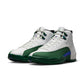 Air Jordan "Retro 12" Mens - Summit White / Gorge Green - Fierce Purple