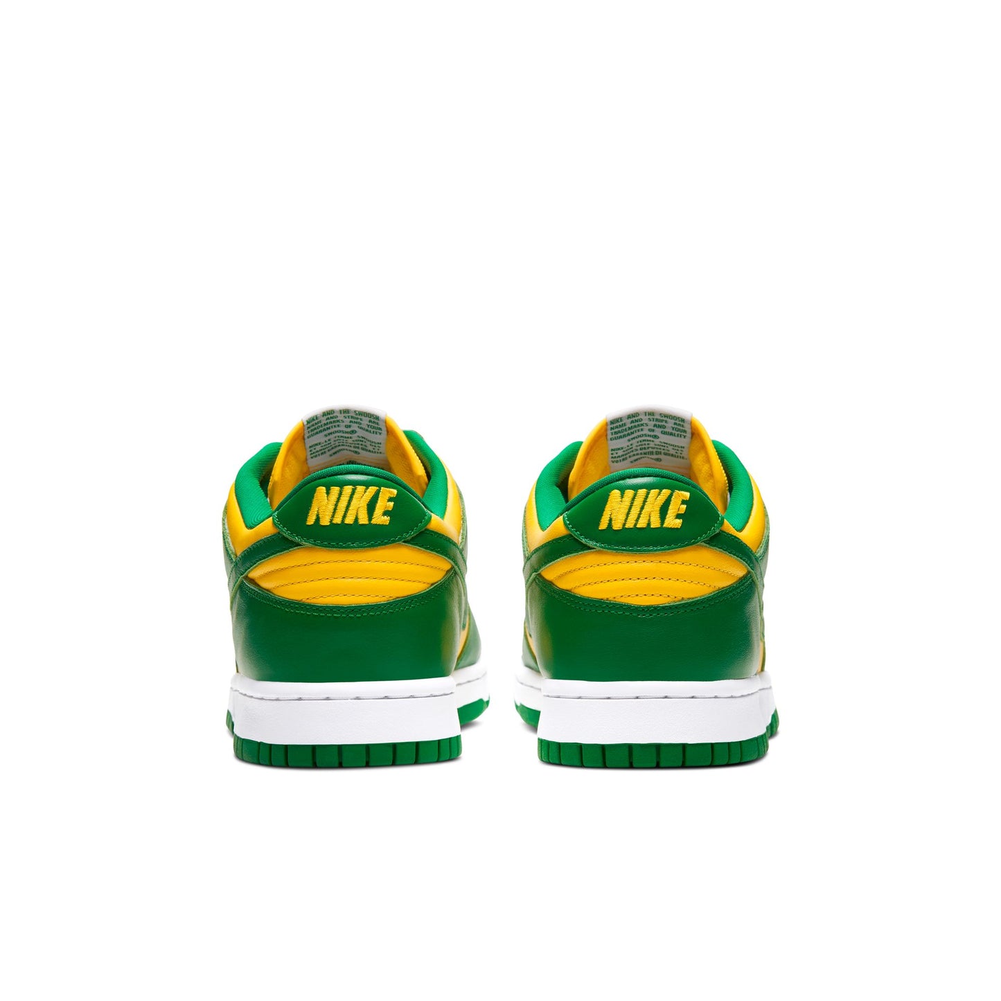 Nike "Dunk Low SP" Mens - Varsity Maize / Pine Green / White