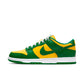 Nike "Dunk Low SP" Mens - Varsity Maize / Pine Green / White