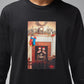 Jordan "Jumpman Chimney Longsleeve Tee - M Black / White