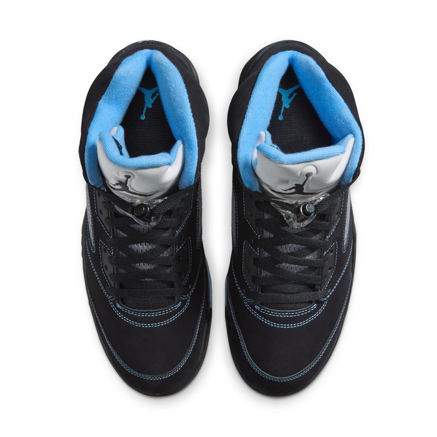 Air Jordan "5 Retro" Mens - Black / University Blue / White
