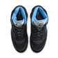 Air Jordan "5 Retro" Mens - Black / University Blue / White