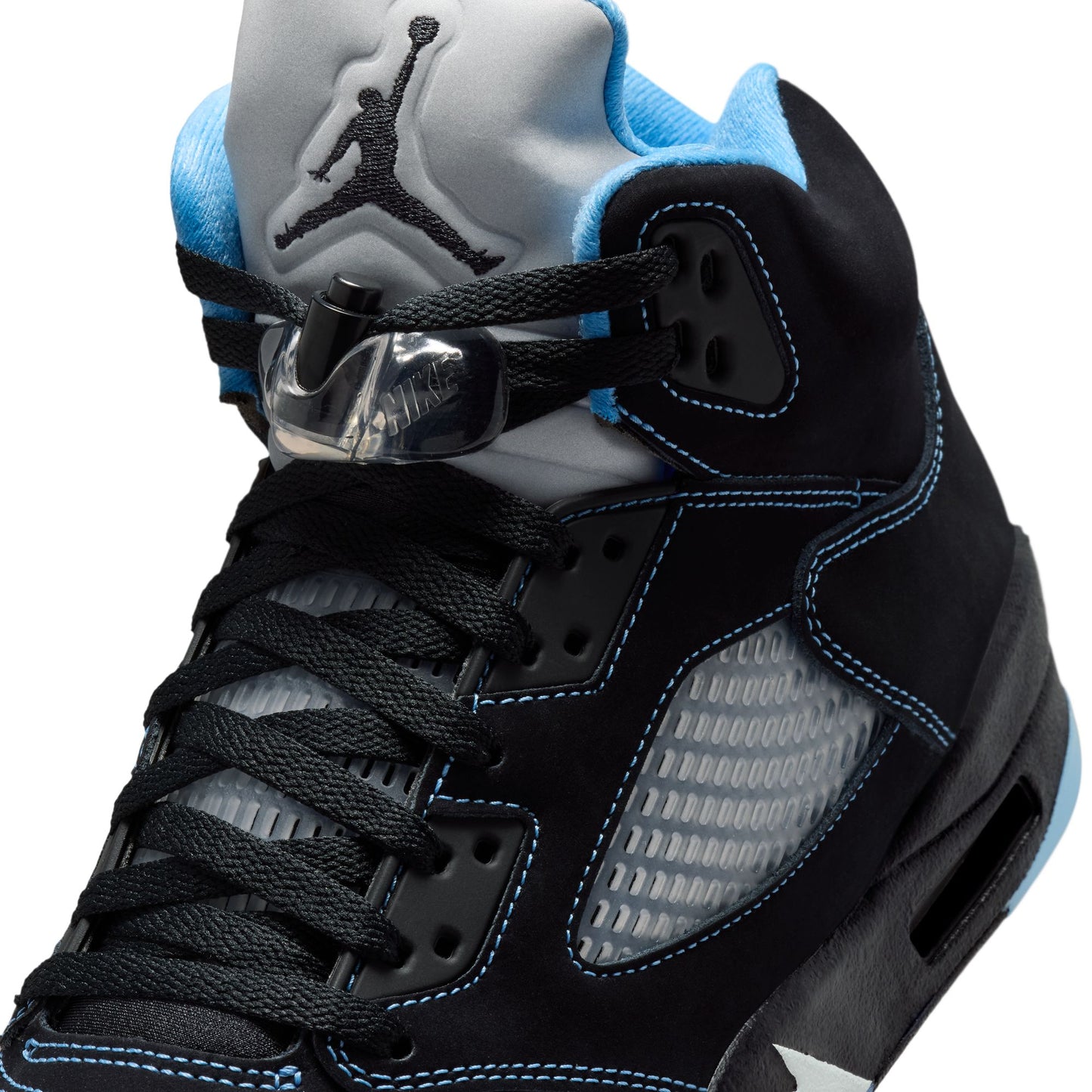 Air Jordan "5 Retro" Mens - Black / University Blue / White