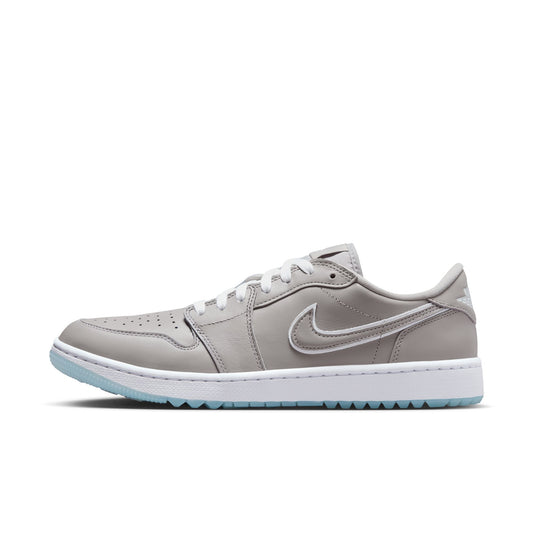 Air Jordan "1 Low Golf" Mens - Medium Grey / White / Blue Tint