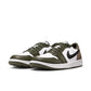 Air Jordan "1 Low Golf" Mens - White / Black / Medium Olive / Khaki