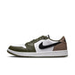 Air Jordan "1 Low Golf" Mens - White / Black / Medium Olive / Khaki