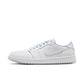 Air Jordan "1 Low Golf" Mens - White / White / Hydrogen Blue