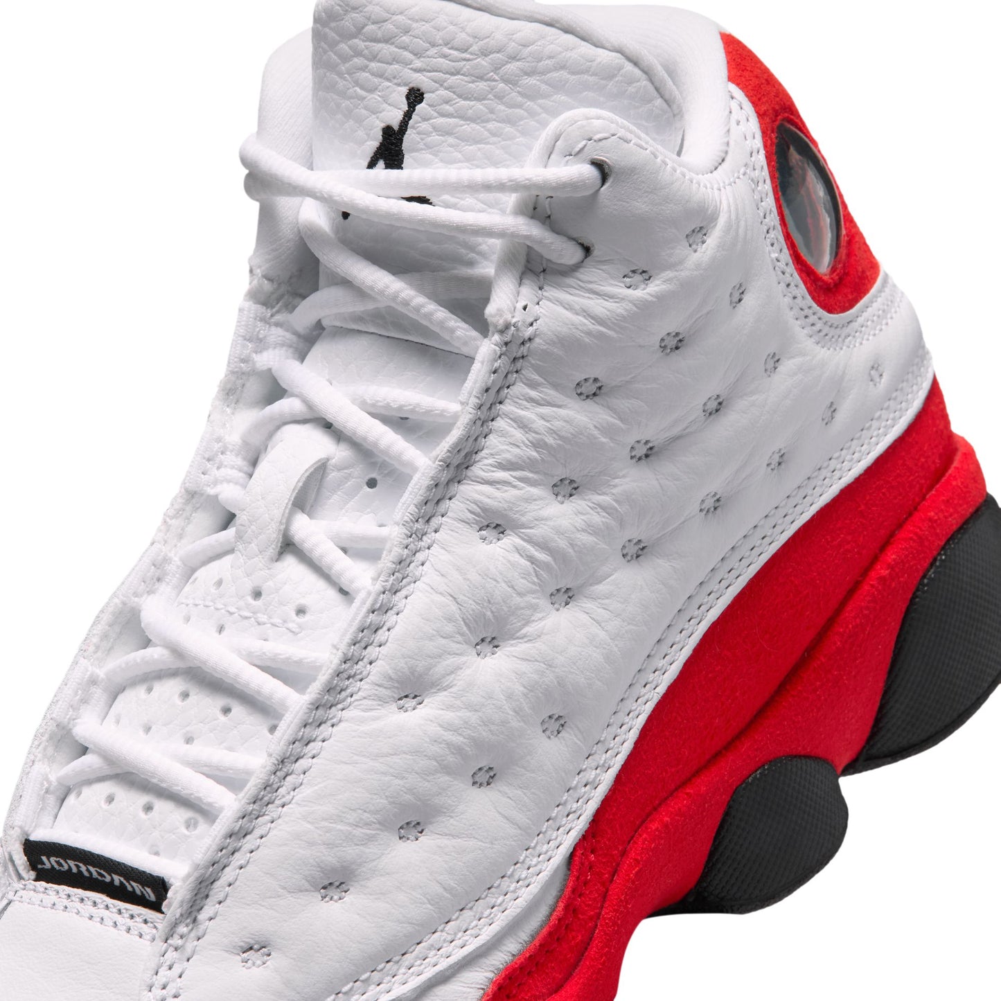 Air Jordan "13 Retro" Grade School - White / Black / True Red