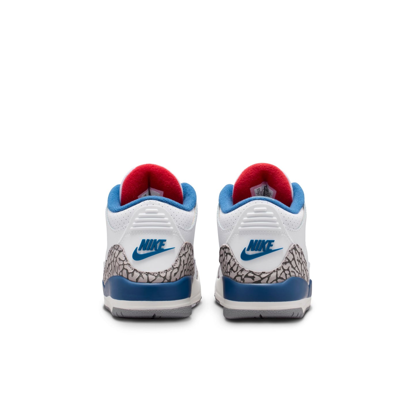 Air Jordan "3 Retro " Preschool - White / Fire Red / True Blue