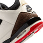 Air Jordan "3 Retro" Grade School - Sail / Black / University Red