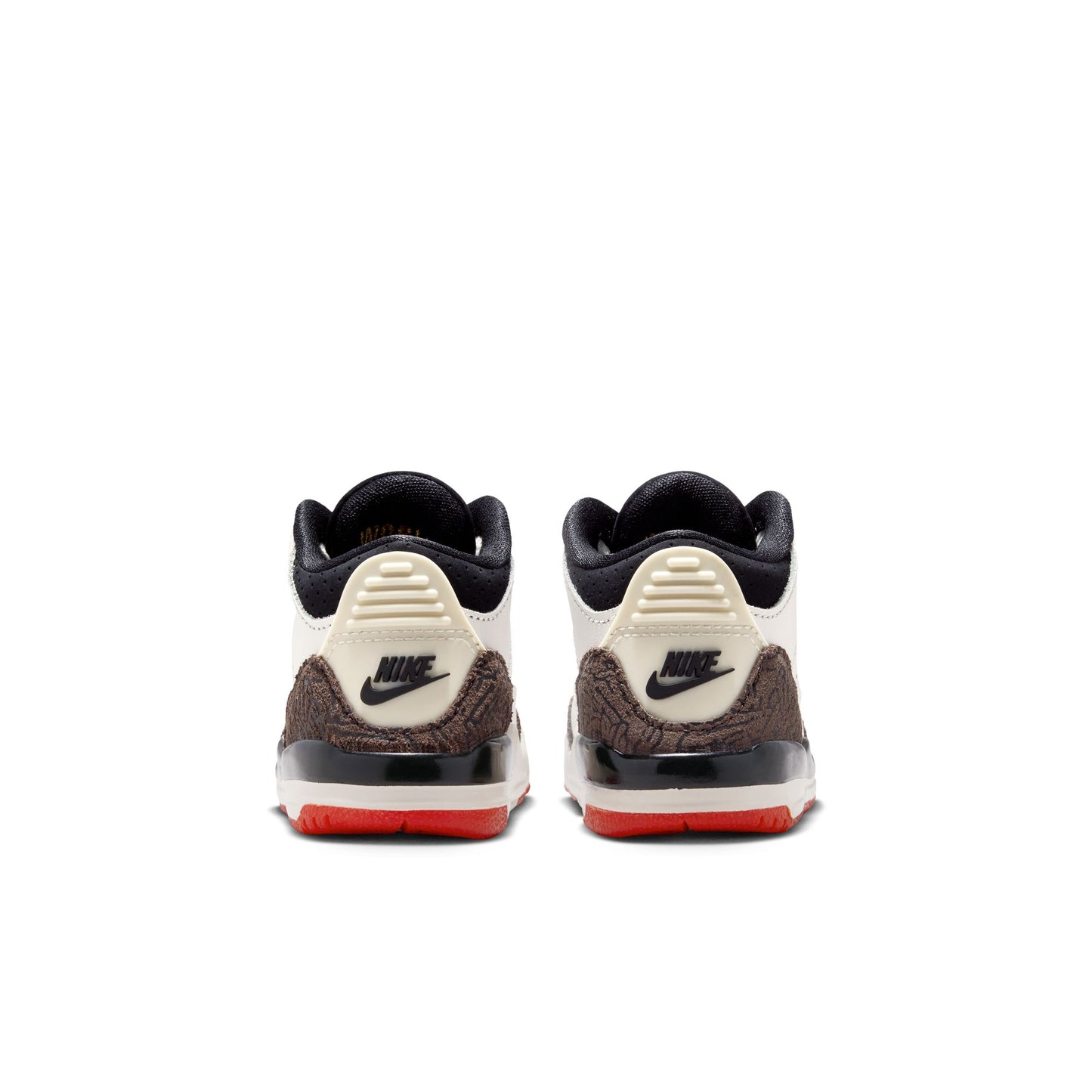 Air Jordan "3 Retro" Toddler - Sail / Black / University Red