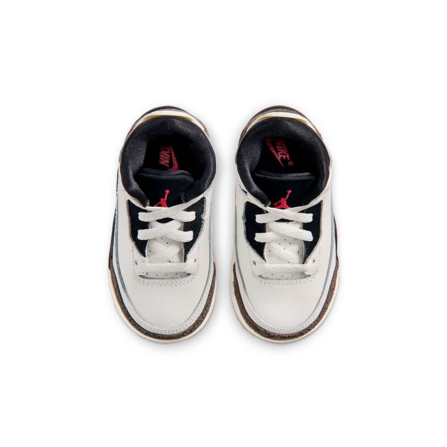 Air Jordan "3 Retro" Toddler - Sail / Black / University Red
