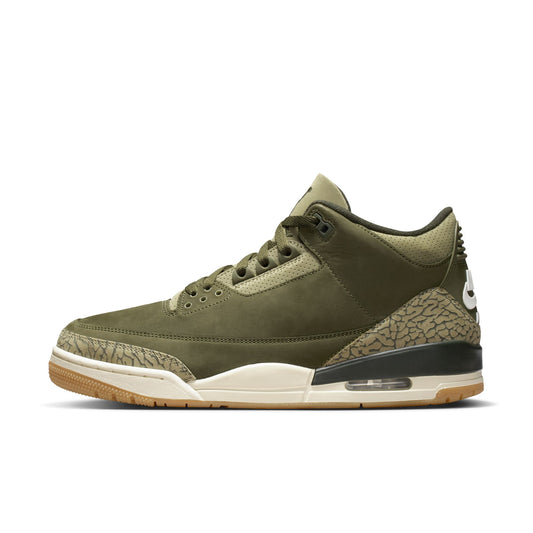 Air Jordan "Retro 3 Retro" M - Medium Olive / Sequoia