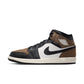 Air Jordan "1 Mid" Mens - Black / Phantom-Palomino