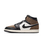 Air Jordan "1 Mid" Mens - Black / Phantom-Palomino