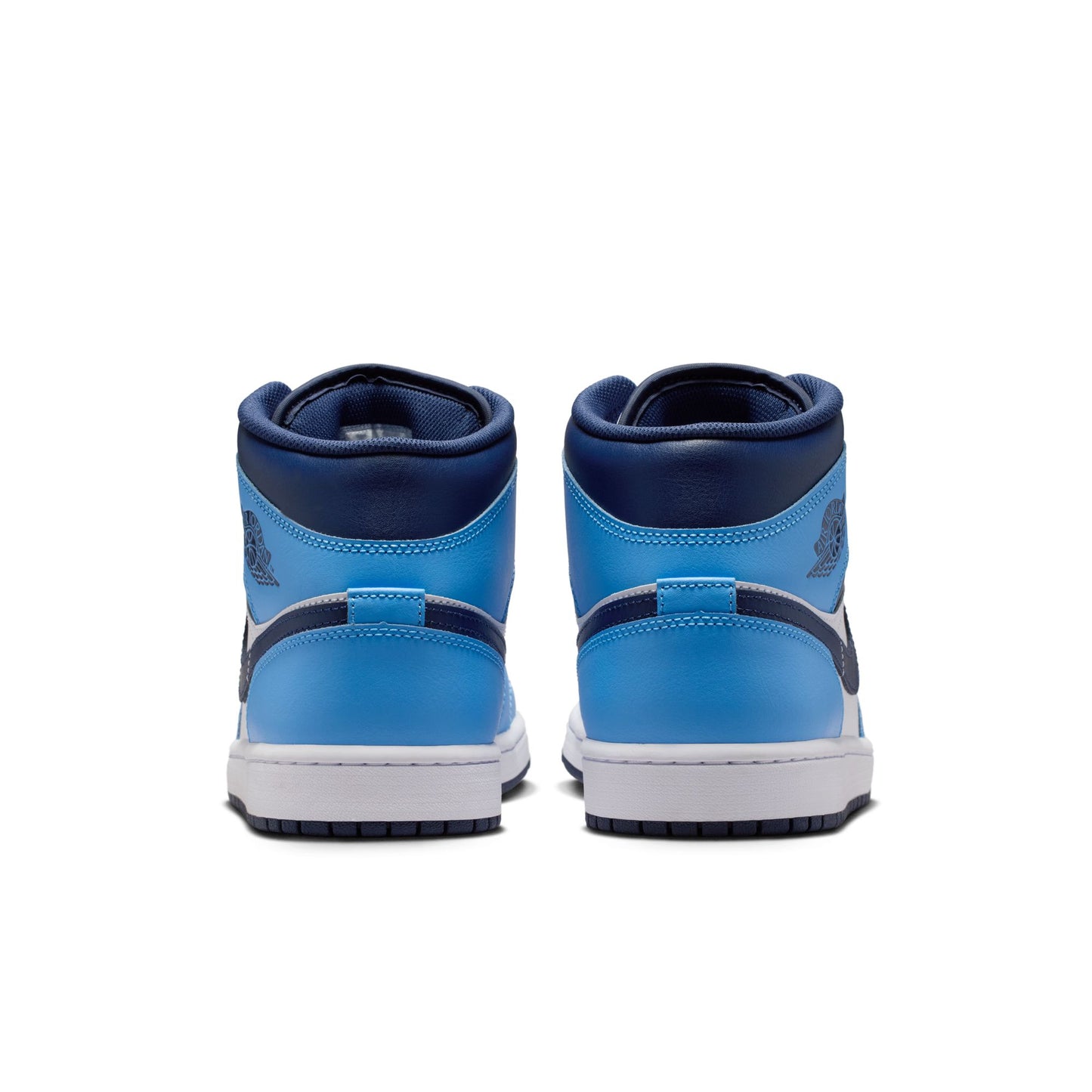 Air Jordan "1 Mid" Mens - University Blue / Midnight Navy