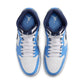 Air Jordan "1 Mid" Mens - University Blue / Midnight Navy