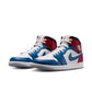 Air Jordan "1 Mid" Mens - True Blue - Summit White