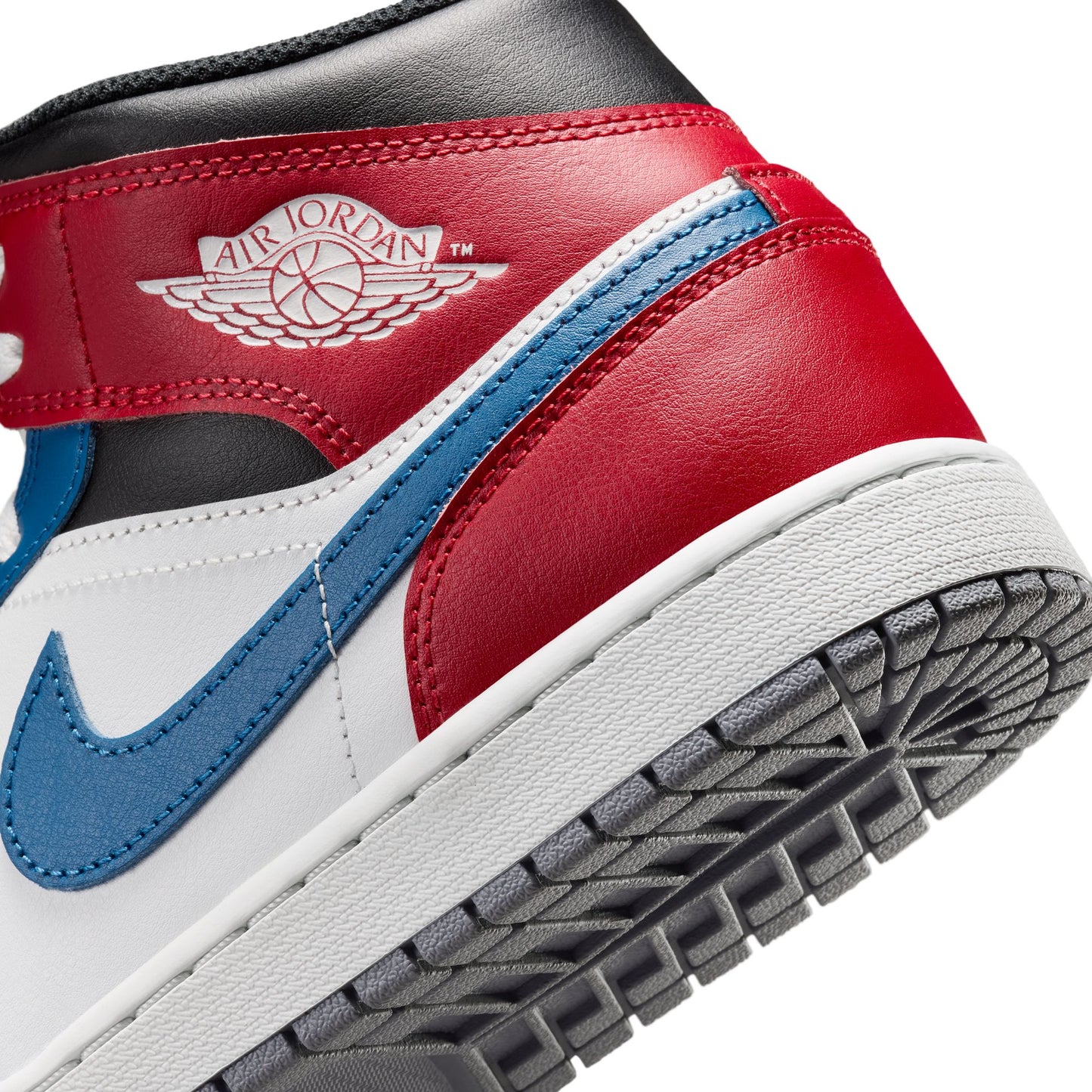 Air Jordan "1 Mid" Mens - True Blue - Summit White
