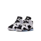 Air Jordan "6 Retro" Preschool - White / Black
