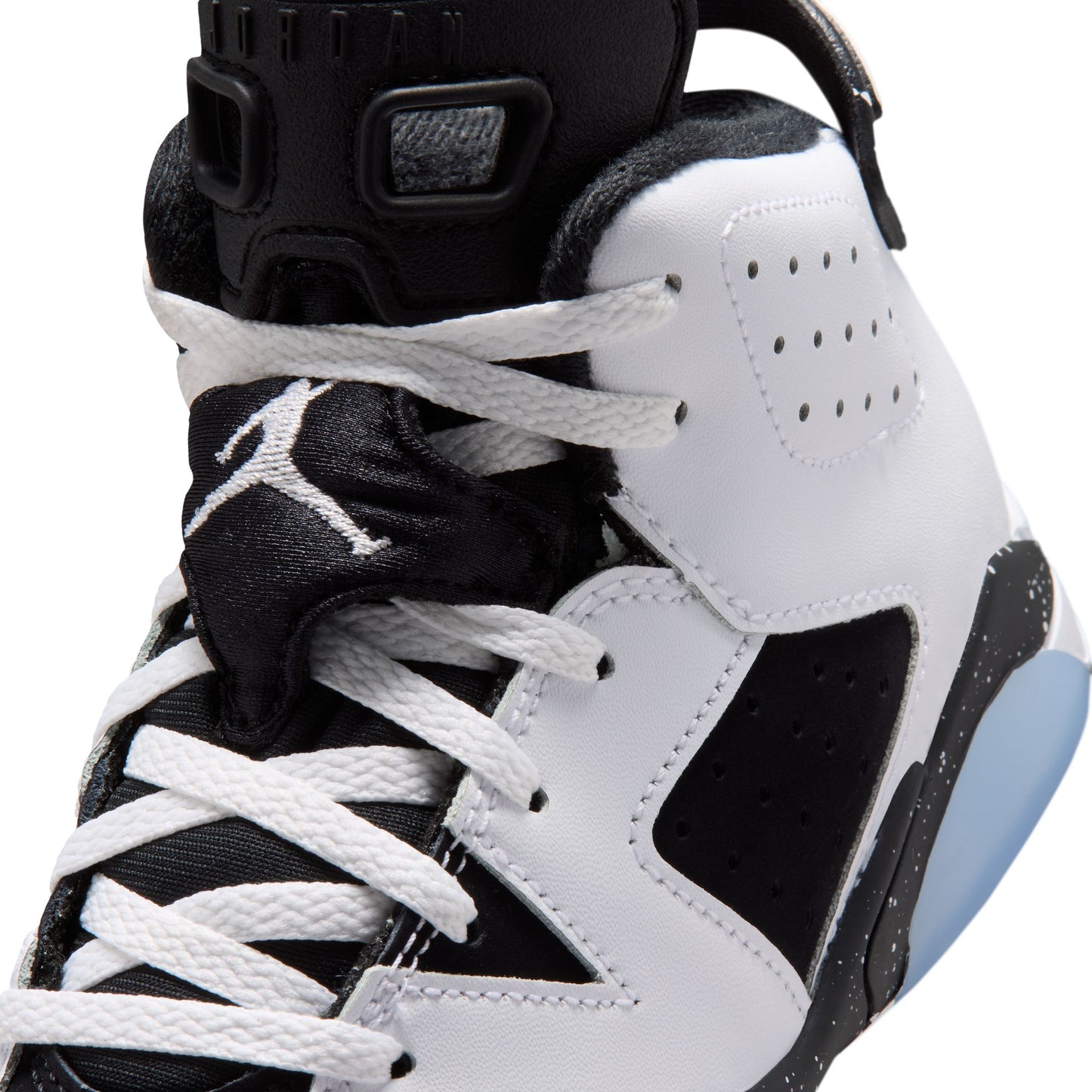 Air Jordan "6 Retro" Preschool - White / Black