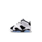 Air Jordan "6 Retro" Toddler - White / Black