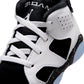 Air Jordan "6 Retro" Toddler - White / Black
